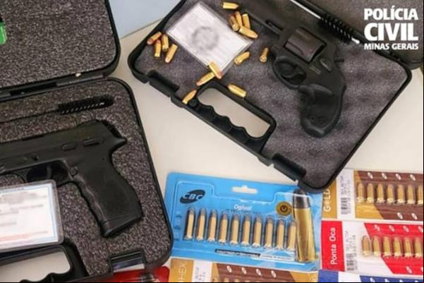 Polícia Civil apreende armas durante investigação de violência doméstica