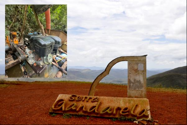 Garimpo ilegal e criminoso na Serra do Gandarela é desmantelado 