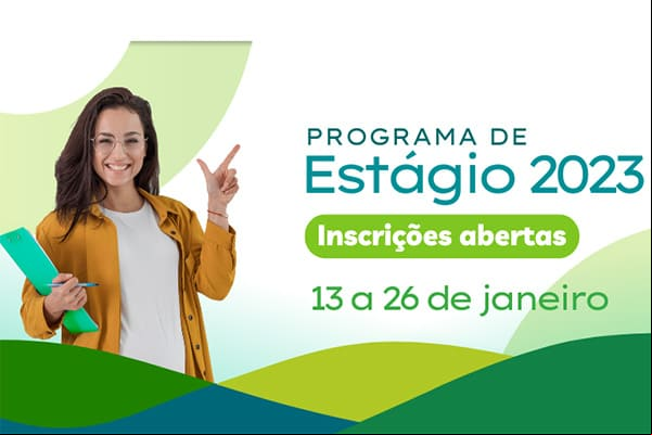 Estatal abre inscrições para Programa de Estágio 2023