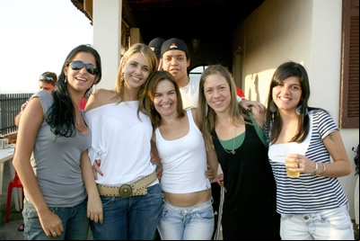 Niver da Jane, reunião entre amigos.