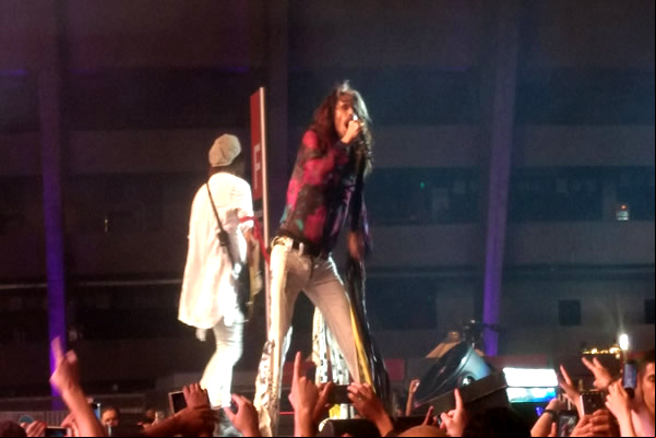 Aerosmith aterrissa em BH antes do Rock in Rio