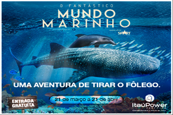 Fantástico Mundo Marinho invadiu o ItaúPower Shopping!