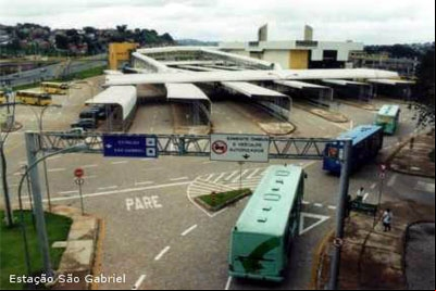 Estação São Gabriel atua como terminal rodoviário esta semana