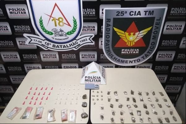 Denúncia anônima leva PM à apreensão de drogas no Sapucaias