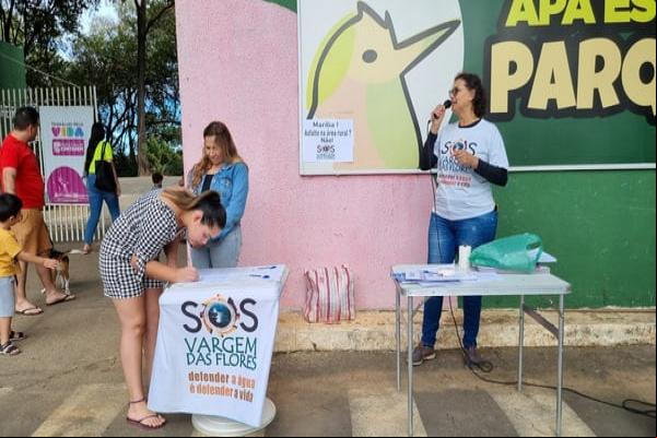 Protesto acontece contra concessão ou privatização do Parque Fernão Dias