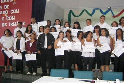 Festa e formatura fecham o primeiro semestre da OSDB.