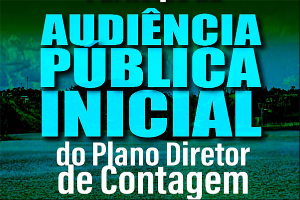 Audiência pública do Plano Diretor de Contagem