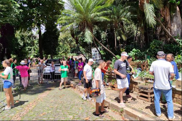 Boi Rosado Ambiental faz mais uma doação de mudas de árvores em BH