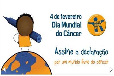 Comemoração do Dia Mundial do Câncer é lembrada hoje