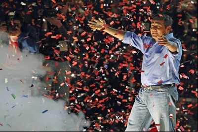 Humala vence eleição no Peru após 75% dos votos apurados