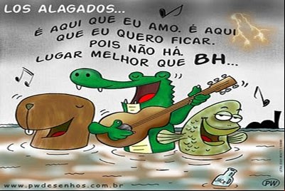 E tome chuva...
