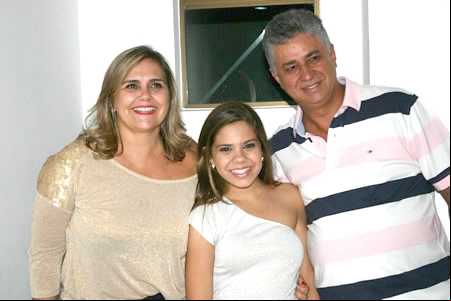 Niver da Carol, simpatia de família