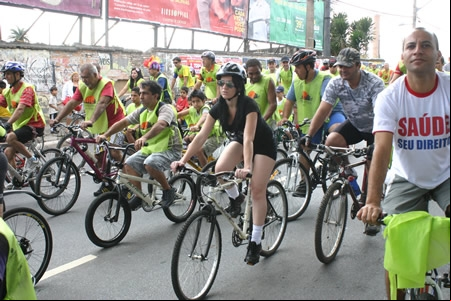 eio ciclístico mostra que o contagense gosta de pedalar
