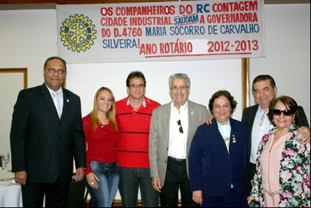 Governadora do Rotary Club vem a Contagem