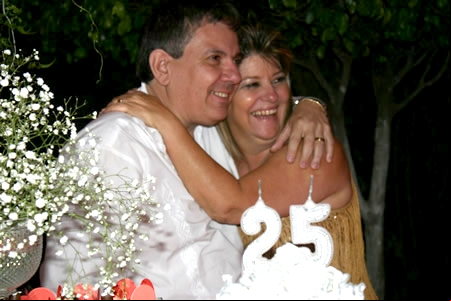 Bodas de Prata e niver de Vera Diniz