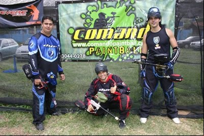 Campeão Mundial de Paintball em Contagem.