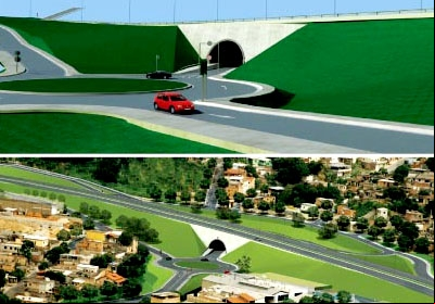 Túnel que vai ligar Ressaca ao Eldorado começa a ser construído.