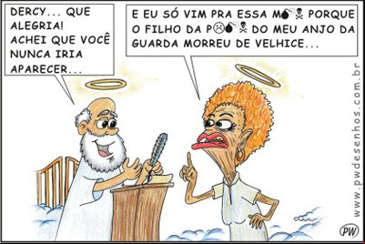 Dercy Gonçalves, estilo irreverente até na hora da morte.