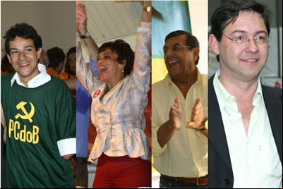 Candidatos intensificam campanhas e procuram apoio.