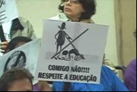 Protesto na Câmara Municipal de Contagem