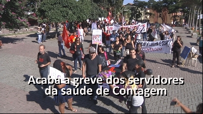 Acaba a greve dos servidores da saúde de Contagem