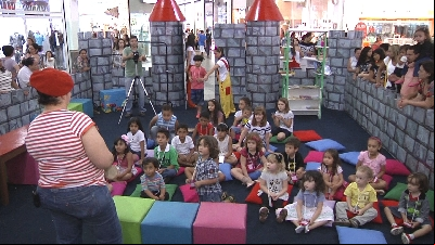 PRAÇA ENCANTADA ATRAI CRIANÇAS E ADULTOS AO BIG SHOPPING
